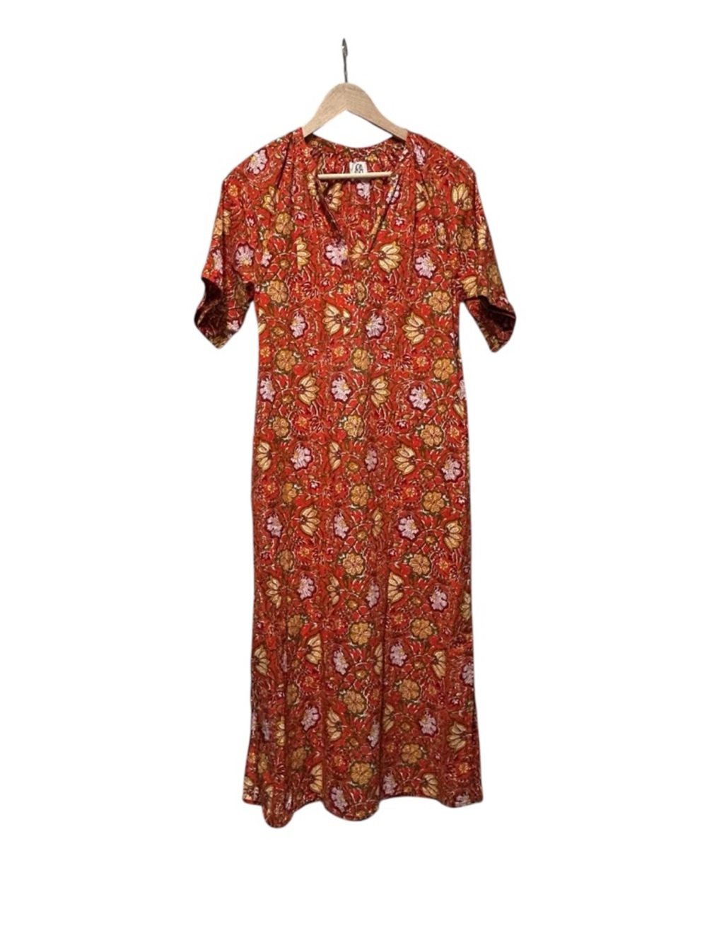 dRA Los Angeles Floral Cotton Boho Maxi Dress